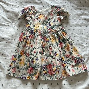 Popatu - Floral Puff Sleeve Dress - 24M